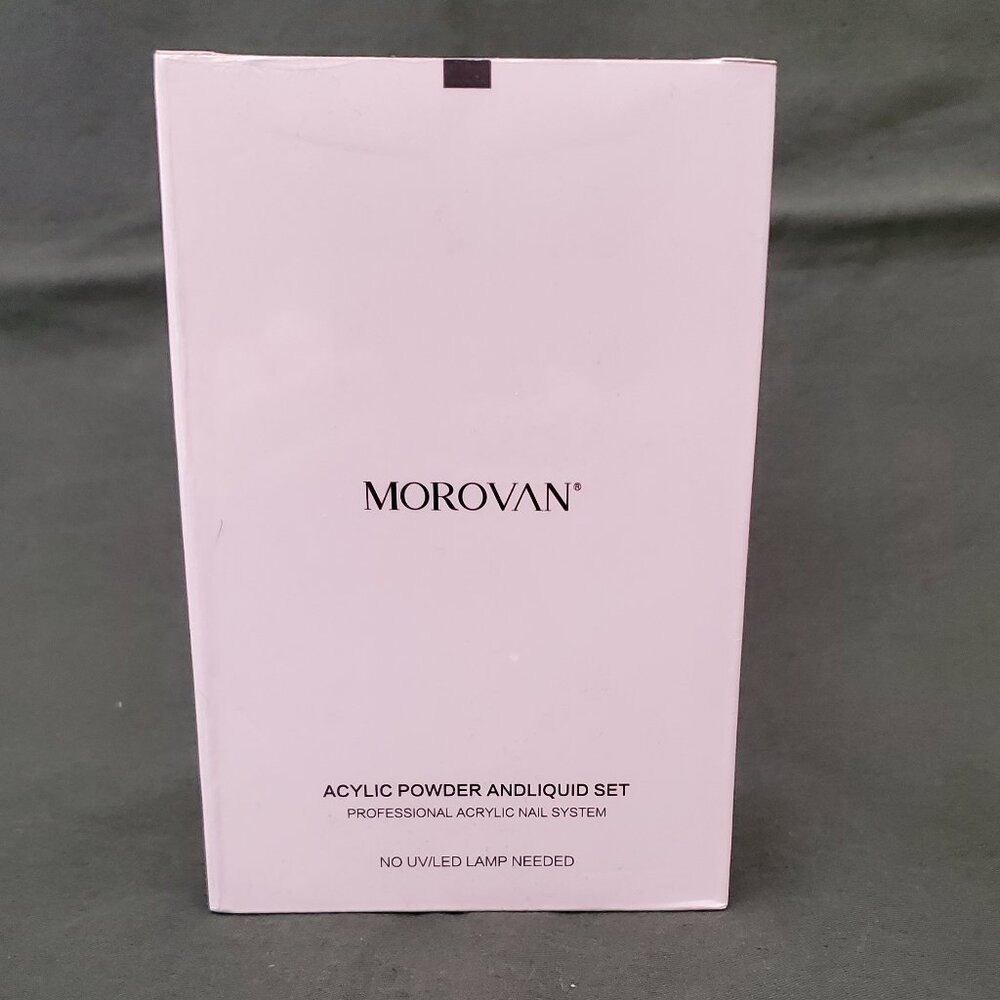 Morovan Acrylic Powder And Liquid Set NIB Professional Acrylic Nail System